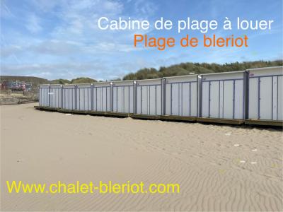Cabine plage bleriot